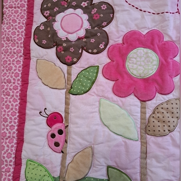 Carter's Child of Mine Baby Girl's Quilt - Picture 3 of 7